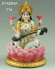 Resin Large indian god statue colourful hindu prayer items