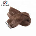 Wholesale 100% natural human hair double-sided tape hair extension