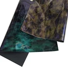 Shiny crystal Faux leather finished leather for package