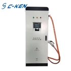 China Factory 30kw single EV charger machine stand pole style DC car electric charging pile