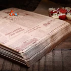 Custom food wrapping brown kraft paper High Grade Greaseproof paper