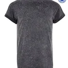 brand quality comfort cotton short sleeve pocket wholesale acid wash t shirts