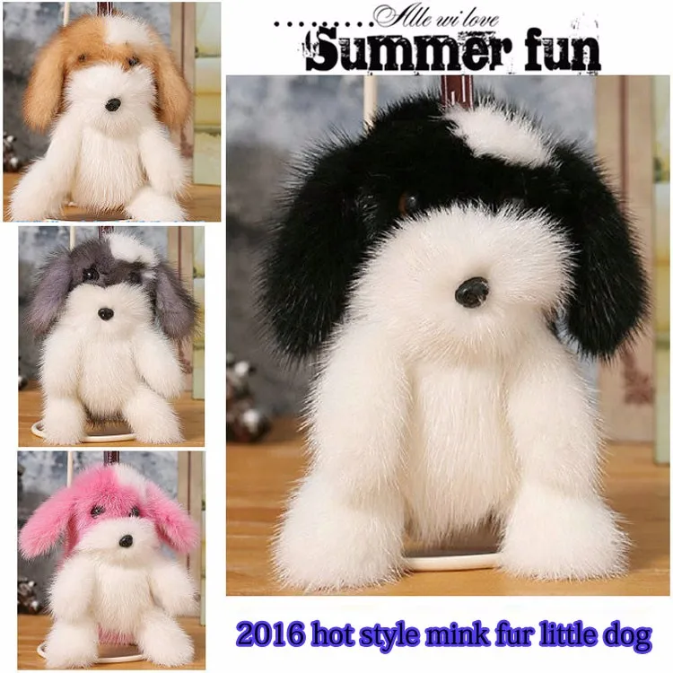 2016 new products fluffy mink fur ball key chain/customized mink fur pompons key chain/dog shaped key chain of birthday gift 2016 new products fluffy mink fur ball key chain/customized mink fur pompons key chain/dog shaped key chain of birthday gift
