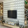 PVC 3D Wall Stickers White Wall Panel Flame-retardant Waterproof brick Wallpaper Living Room Shop bedroom Home decoration