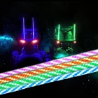 Super Twisted Solid Color safety antenna flag tube lingt LED Whip