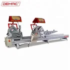 Double head aluminum window door manufacturing machine