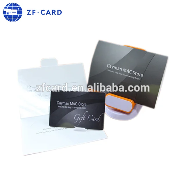 hot sale printed plastic pvc cardboard gift card
