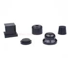 Chair leg caps adjustable screw on rubber feet for furniture