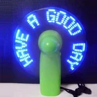 Led Promotional portable programmable LED fan