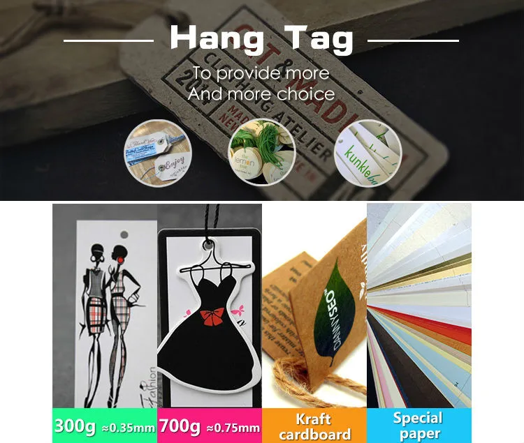 Personalized Garment Hang Tags For Clothing Cheap Paper Swing Tags