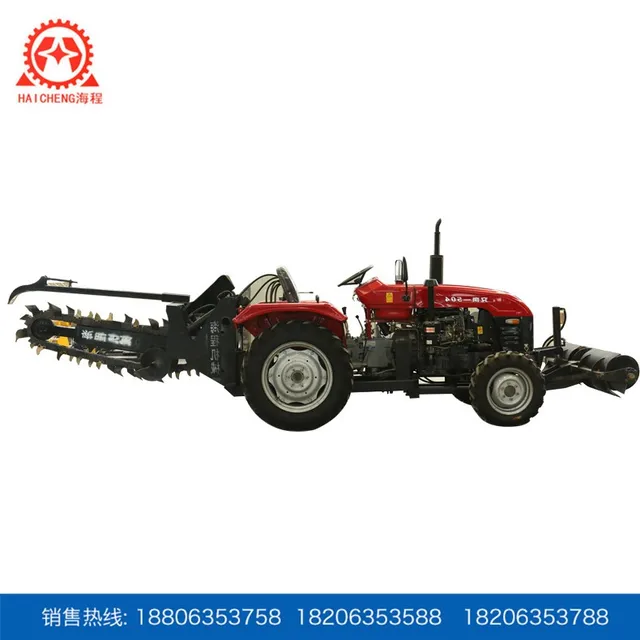 Factory supply high quality digging chain tractor trencher machine