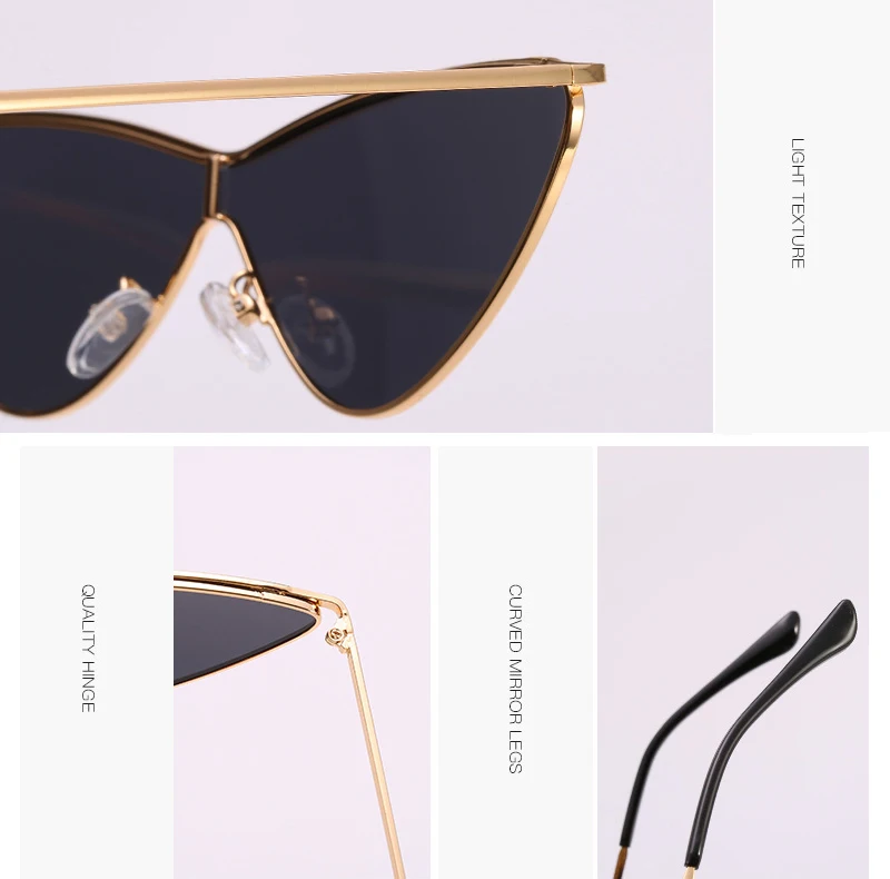Rimless Cat Eye Sunglasses (26)