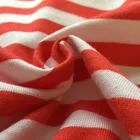 fashion type 100% Cotton kitting yarn dyed fabric with stripe for cloth