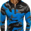 Wholesale special design comfort o-neck long sleeve cotton t shirts change color sun 1/4 zipper
