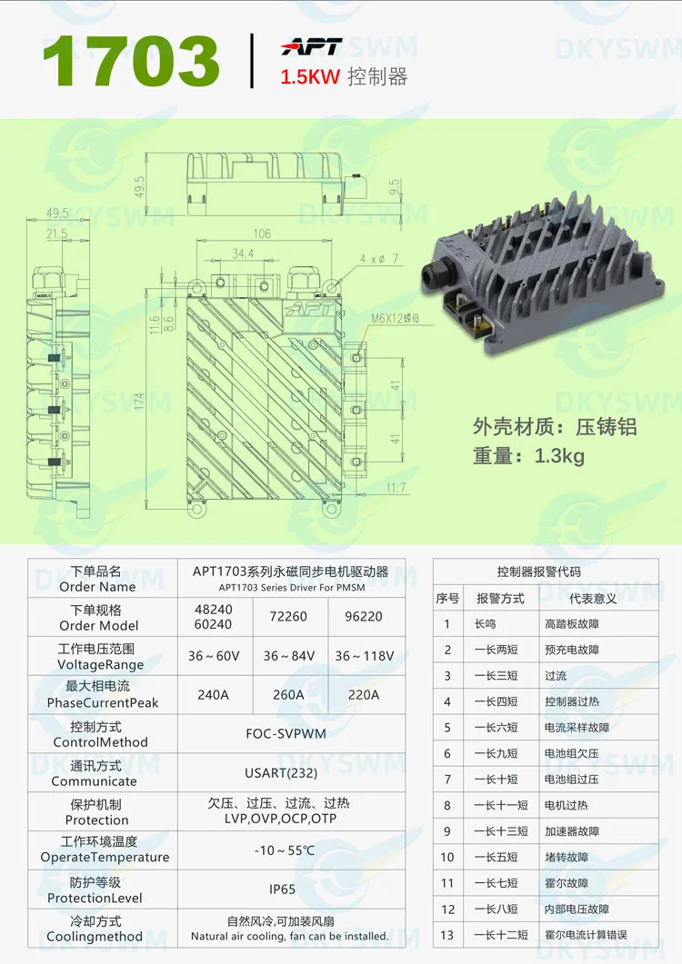 apt96220/72260a 正弦波控制器 3.