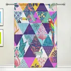 55x84inch New Design Custom Printed Sheer Curtain Window Curtain For Living Room hotel window curtain