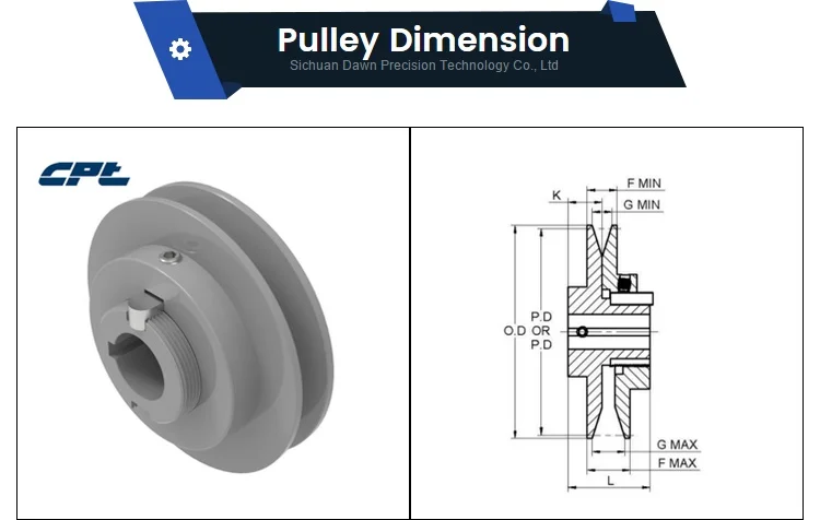 Variable Pitch Motor Pulley