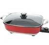 stainless steel handles 30*38CM non stick electric frying pan skillet
