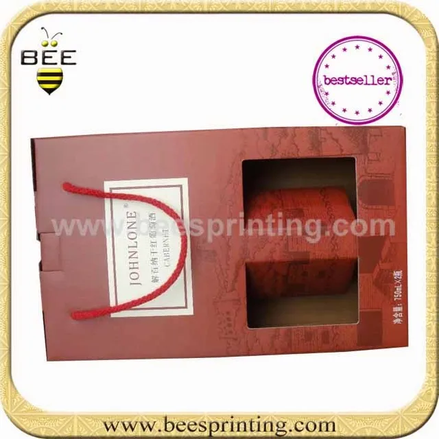 luxury wholesale customized gift boxes packing for wine