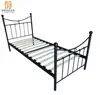 Latest Designs Double Iron Steel Metal Bed/BedRoom furniture/Double Metal Bed Frame