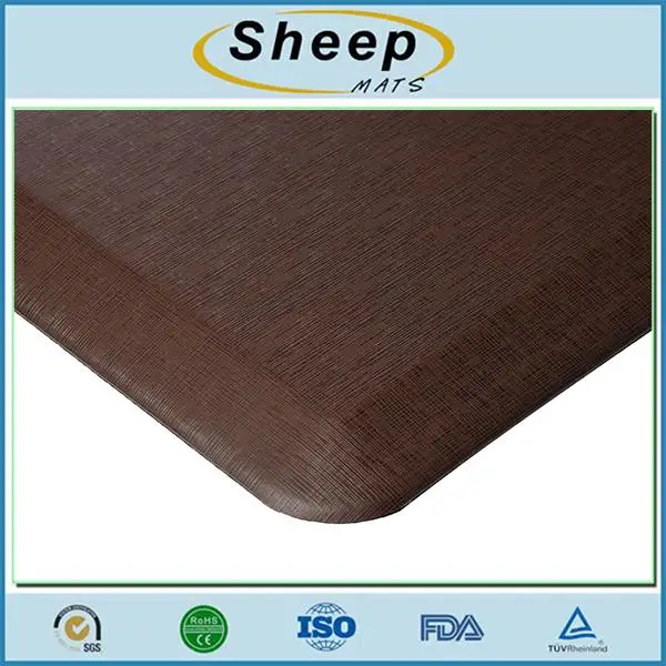 Wholesale china pu foam underside anti fatigue anti slip floor mat