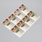 Wholesale High Quality Free Sample Custom Printing Label Sticker Sheet