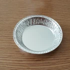 Small disposable aluminum pie pan round foil baking trays 2.7OZ