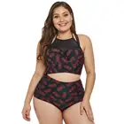 2019 women Swimsuit Sexy high cut one piece Bikini Swim Suit Bathing Swimwear Beach female Plus Size 2 Pieces Bikini