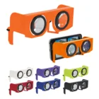 Top sale Valuable Handy ABS hard plastic colorful cute head-mounted folded packed mobile HD player 3D VR Video glasses