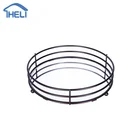 wholesale round custom serving tray, glass material decorative round mirror tray