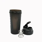 Custom logo plastic water bottle 700ml shaker bottle