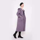 wholesale 2018 winter double sided long lady design woman cashmere alpaca wool coat for young