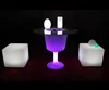 Color changing beautiful LED icebucket night club decoration high bar table with ice bucket
