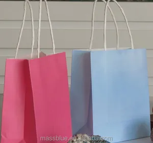 paper bag with handle shopping bag green