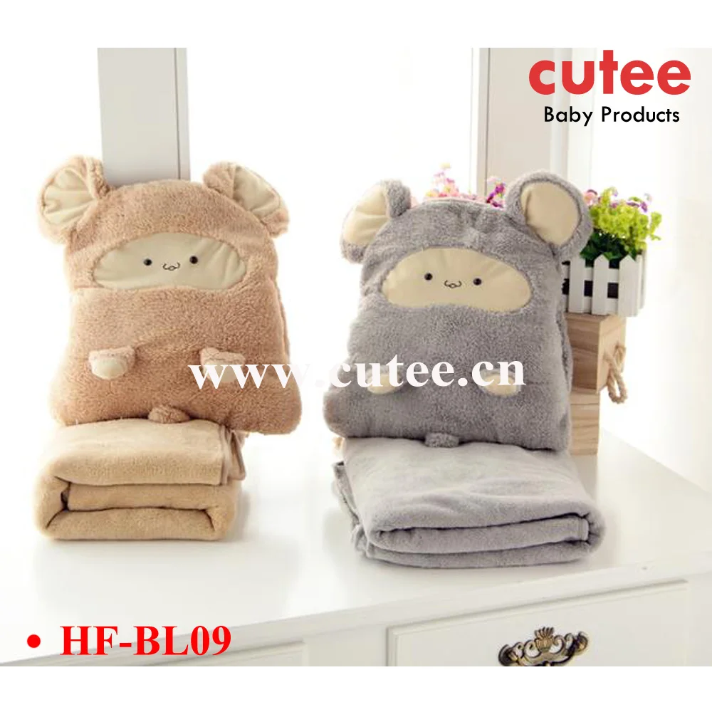 Animal Shaped Plush Blanket That Folds Into Pillow 3 In 1(blanket/pillow/warm Hand Doll) - Buy ...