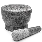 2019 Hot sale large engraved granite mortar and pestle set