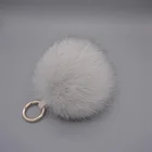 fur ball keychain rabbit phone case fur ball faux fur ball