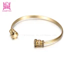 Stainless Steel Bracelet 2017 New 18K Cuff Gold Jewellery Dubai Bangles Ladies Bracelets Jewelry