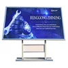 display rack for poster rolling advertising board white poster board