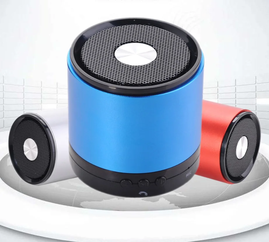 Mini BT Speaker 788S Aluminum Alloy Subwoofer Vehicle-Mounted Mobile Phone Speaker With Hands Free Function For Promotion Gifts - ANKUX.COM