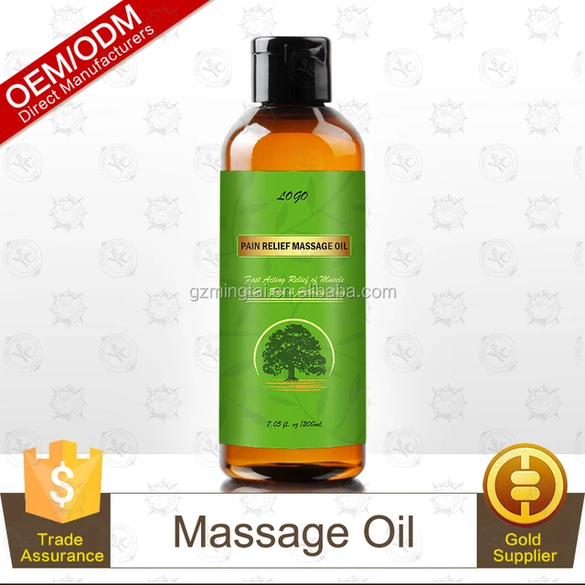 Private Label Natural Oil Blended For Spa Massage Oil