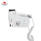 1600W Commercial wall mounted hotel bathroom hair dryer witn EU socket