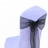 Good quality best price wedding chair organza sash for chair