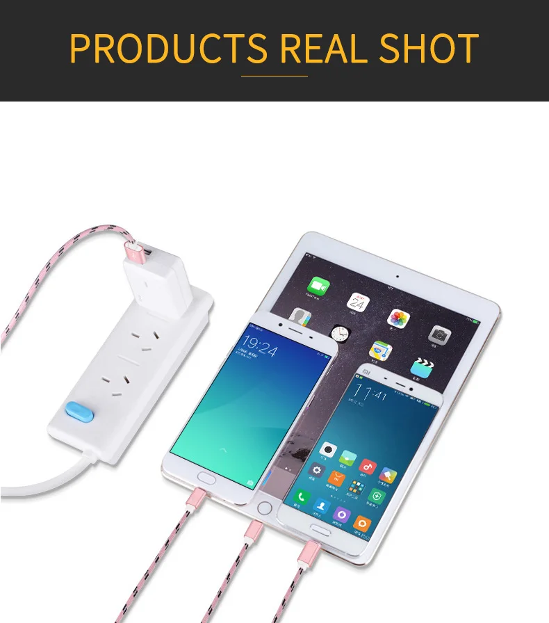 USB Cable 3 in1 usb cable for iphone android type c - ANKUX.COM