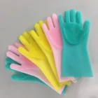 waterproof car wash gloves hotel cleaning tools plastic hand brush cleaning PP bed cleaning brushes