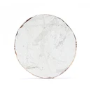 Drink Cup Mat Rose Quartz Stone Coasters with Gold Leaf Edge for home decoration