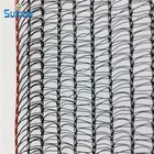 White and black round wire yemen hail protective mesh guard Net for apple tree