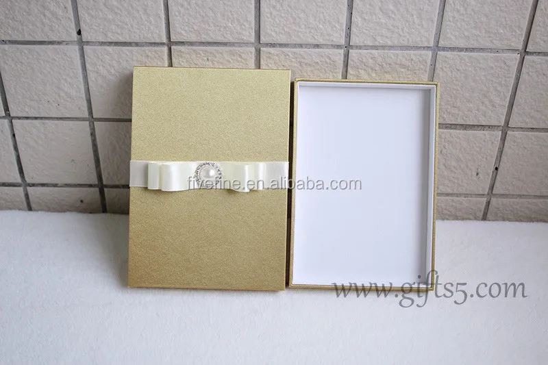beautiful gold wedding invitation favour gift boxes for best