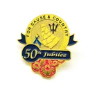Souvenir custom company logo badge tin button pin