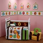 wholesale 100% cotton 4-piece nursery crib bedding sets baby cot comforter sets